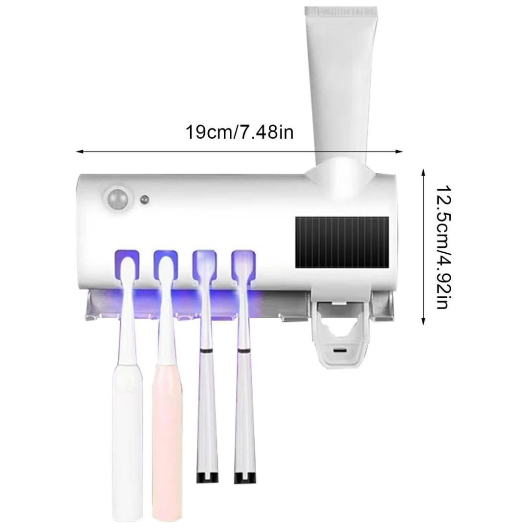 BrushGuard UV Soporte de Cepillos y Esterilizador