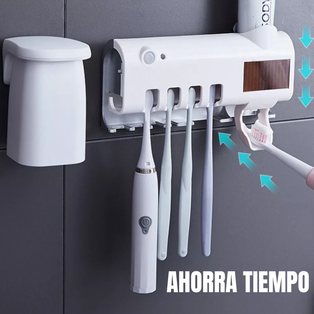 BrushGuard UV Soporte de Cepillos y Esterilizador